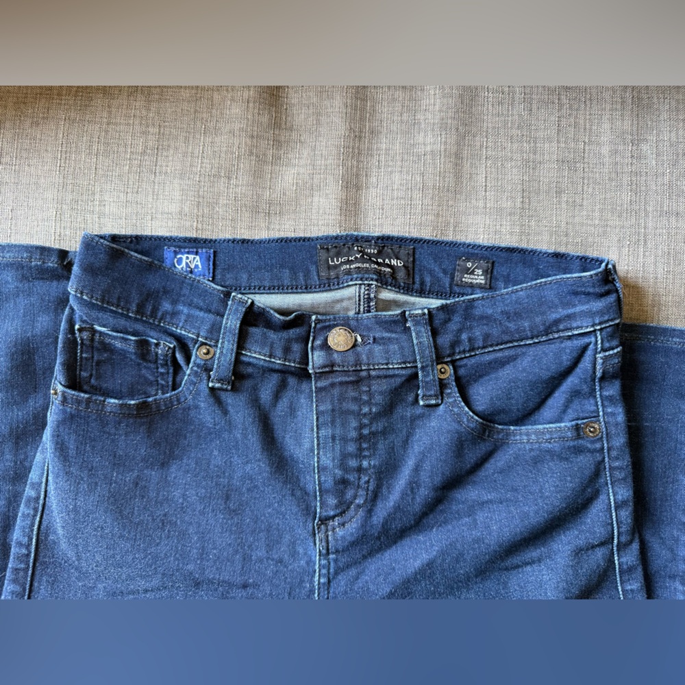 Lucky Brand Women's Skinny Jeans - Deep Blue